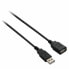 USB-кабель V7 V7E2USB2EXT-1.8M USB A Чёрный