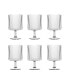 Фото #1 товара Mesa Stacking Goblet 6-Piece Premium Acrylic Goblet Glass Set, 15 oz