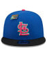 Фото #3 товара Men's Royal/Black St. Louis Cardinals Watermelon Big League Chew Flavor Pack 9FIFTY Snapback Hat