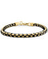 Фото #1 товара EFFY® Men's Woven Nylon Cord Bracelet in 14k Gold-Plated Sterling Silver