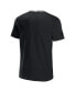 Men's NFL X Staple Black Buffalo Bills Embroidered Fundementals Globe Short Sleeve T-shirt