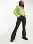 Фото #1 товара Native Youth open knit jumper in lime green