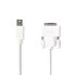 Фото #2 товара Nedis CCGP37700WT20 - 2 m - Mini DisplayPort - DVI-D - Nickel - 1920 x 1080 pixels - White