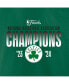 Men's Kelly Green Boston Celtics 2024 NBA Finals Champions Blocked Shot T-Shirt Зеленый, S - фото #3