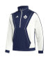 Фото #3 товара Куртка Adidas мужская синяя Toronto Maple Leafs Team Classics Half-Zip