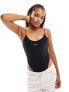 Nike knit cami body suit in black