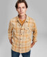 Фото #1 товара Men's Regular-Fit Plaid Button-Down Shirt, Created for Macy's