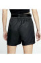 Şort Kadın Siyah Sportswear Swoosh Women's Woven Shorts - Black Dd2095-010