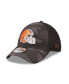 Фото #1 товара Men's Camo, Black Cleveland Browns Logo Neo 39THIRTY Flex Hat