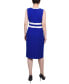 ფოტო #5 პროდუქტის Women's Elbow Sleeve Colorblocked Dress, 2 Piece Set