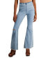 Juniors' High Rise Pull-On Flare-Leg Jeans