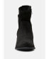 Фото #4 товара BOWIE Womens Stacked Heel Leather Ankle Boots