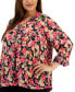 Plus Size Oaklyn Garden Utility Top, Created for Macy's