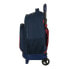 Фото #3 товара Детский рюкзак с колесиками F.C. Barcelona Corporativa Синий Тёмно Бордовый