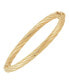 ფოტო #1 პროდუქტის Twist Hinge Bangle Bracelet in 14k Gold or White Gold