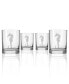 Фото #1 товара Seahorse Double Old Fashioned 14Oz - Set Of 4 Glasses