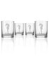 Seahorse Double Old Fashioned 14Oz - Set Of 4 Glasses