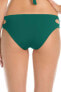 Фото #2 товара ISABELLA ROSE Women's 175782 Strappy Tab Side Hipster Bikini Bottom Jade Size M