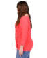 Plus Size Ring Twist 3/4-Sleeve Top