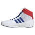 ADIDAS HVC Wrestling Shoes Ftwr White / Active Blue / Active Red, 30.5 - фото #4