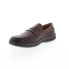 Фото #7 товара Florsheim Central Penny Mens Brown Leather Loafers & Slip Ons Penny Shoes