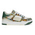 Фото #1 товара Puma Liberty X Slipstream Floral Lace Up Womens Green, Multi, Off White Sneaker