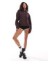 adidas Originals essentials hoodie in shadow brown