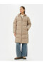 Фото #6 товара Пальто длинное с утеплителем, с капюшоном и карманами Koton