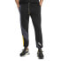 Фото #1 товара Puma International Drawstring Pants Mens Black Casual Athletic Bottoms 53157801