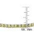 ფოტო #2 პროდუქტის Simulated Peridot August Birthstone Tennis Stretch Bracelet