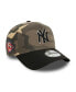 Фото #1 товара Men's New York Yankees Camo Crown A-Frame 9FORTY Adjustable Hat