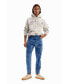 ფოტო #1 პროდუქტის Men's Laser print carrot jeans