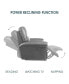 Фото #6 товара Estelle 88" Fabric in Power Reclining Sofa