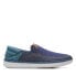 Фото #2 товара Clarks Cantal 26166493 Mens Purple Canvas Lifestyle Sneakers Shoes
