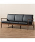 Фото #4 товара Ambelin 72" Faux Leather Sofa