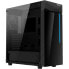 Gigabyte C200 - Midi Tower - PC - Black - ATX - micro ATX - Mini-ITX - Glass - Plastic - Steel - 16.5 cm