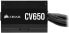 Corsair CV650 80 PLUS Bronze Non-Modular ATX 650 Watt Power Supply (Uninterrupted Power Supply, Controlled 120 mm Fan, Compact Case, Black Jacket and Housing) EU - Black
