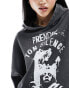 Фото #4 товара ASOS DESIGN oversized hoodie with indie band graphic in black