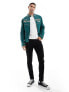 ASOS DESIGN motocross jacket in green