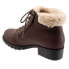 Фото #5 товара Trotters Becky 2.0 T2052-200 Womens Burgundy Leather Casual Dress Boots 6.5
