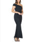 Фото #3 товара Women's Party One Shoulder Rouched Maxi Dress
