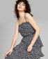 Фото #4 товара Women's Tiered Sleeveless Midi Dress, Created for Macy's