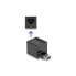 Фото #1 товара Адаптер USB на сеть RJ45 DELOCK 66462 Gigabit Ethernet Чёрный
