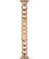 Фото #2 товара Women's Rose Gold-Tone Stainless Steel Chain Bracelet Apple Watch Strap 38, 40, 41mm