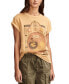 Фото #1 товара Women's Strength Lion Boyfriend T-Shirt