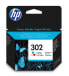 Фото #1 товара HP 302 Tri-color Original Ink Cartridge - Standard Yield - Dye-based ink - 4 ml - 150 pages - 1 pc(s) - Multi pack