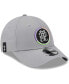 Фото #1 товара Men's Gray Tottenham Hotspur Flock 9FORTY Adjustable Hat