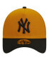Фото #1 товара Men's Gold/Black New York Yankees Rustic A-Frame 9FORTY Adjustable Hat