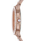 ფოტო #2 პროდუქტის Women's Jesse Rose Gold-Tone Stainless Steel Bracelet Watch 34mm ES3020