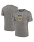 Фото #1 товара Men's Heather Charcoal New Orleans Saints 2023 Sideline Alternate Logo Performance T-shirt